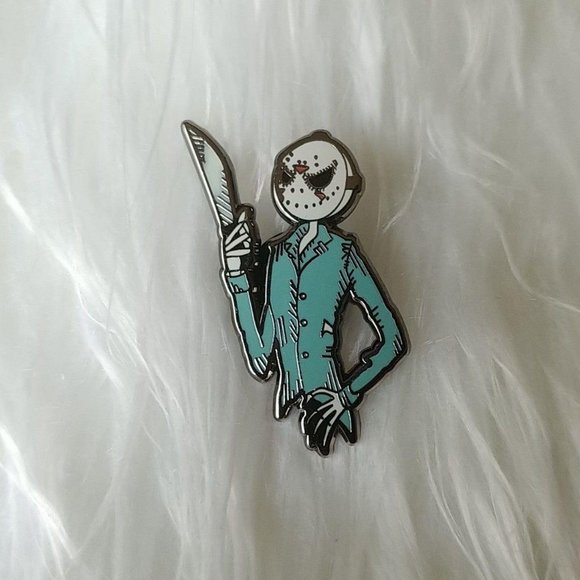 Jack Skellington as Jason Voorhees Enamel Pin - Picture 6 of 6